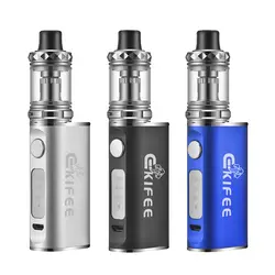 Новейший EKIFEE 40 Вт 80 Вт 100 Вт vape комплект 3,0 2000 мАч встроенный аккумулятор с 3,0 мл большой бак 0.2ом катушка большой распылитель для вейпора