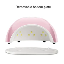 Горячий 72W лак для ногтей Сушилка отверждения лампа УФ светодиодный двойной источник света для всех Гель-лак Искусство Инструменты SJ66