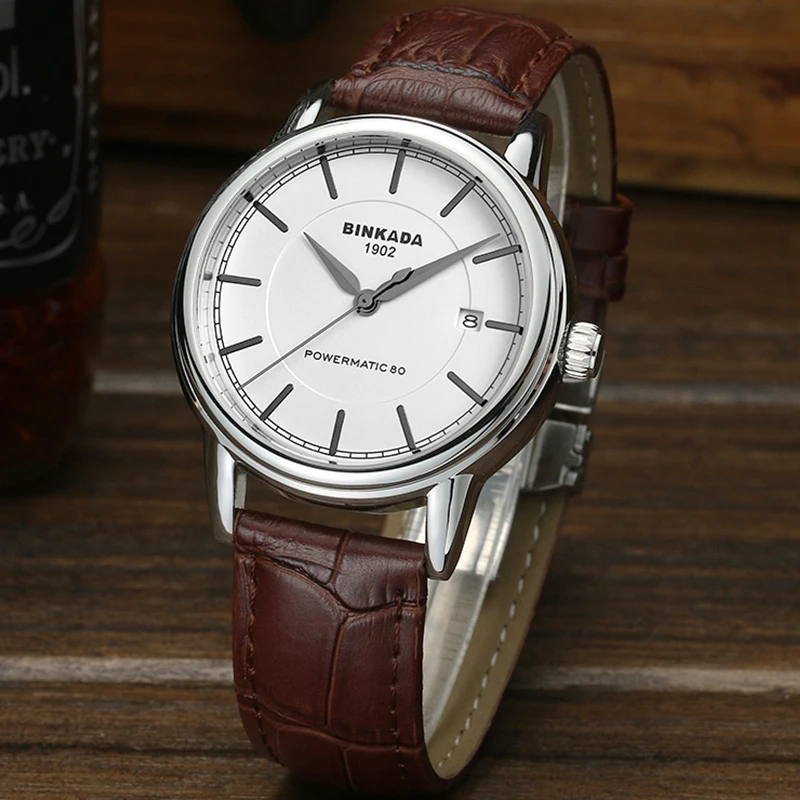 Simple Classic Stainsless Steel Men Watches Waterproof Business Watch ...