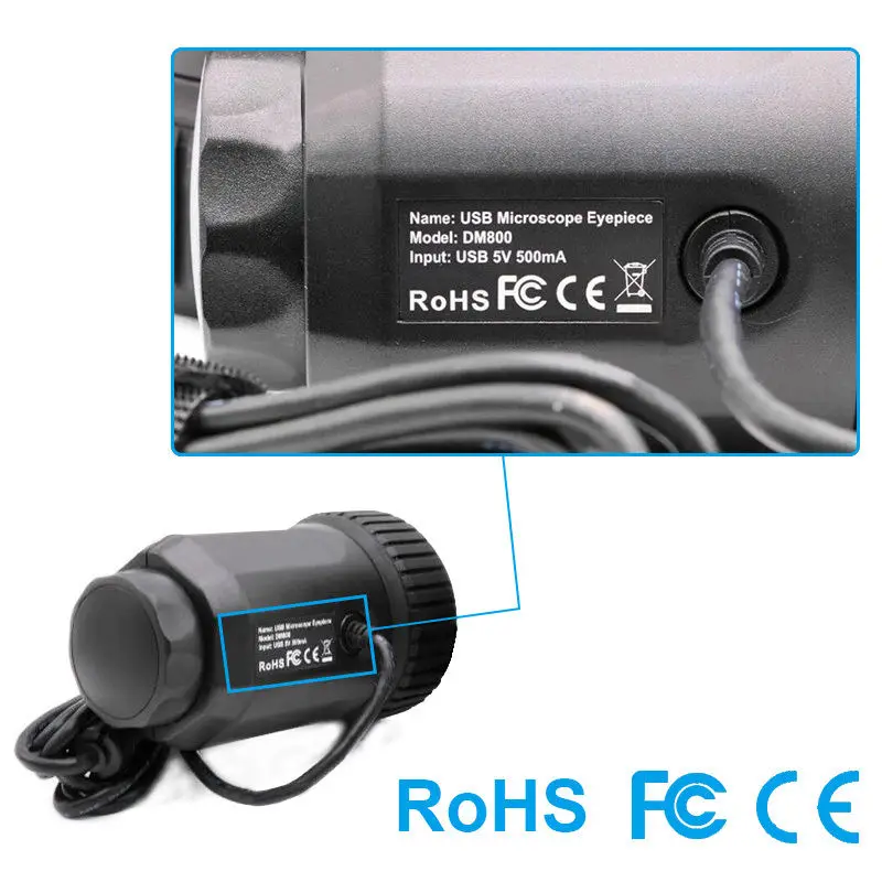 8.0 MP USB Camera Digital Eyepiece for Microscope Astronomical Telescope Spotting Scope Binoculars Monocular CMOS