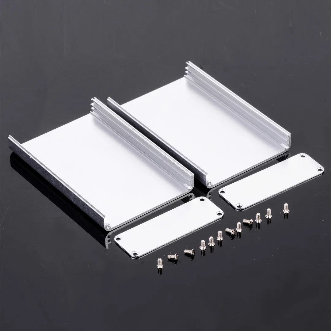 

Aluminum Instrument Box Enclosure Case Shell 24*70*110mm +Screw For Electronic Project Instrumentation Amplifiers Mayitr