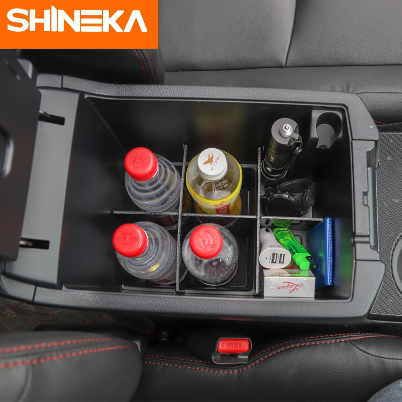 SHINEKA модифицированный подлокотник для салона автомобиля контейнер хранения Co pilot