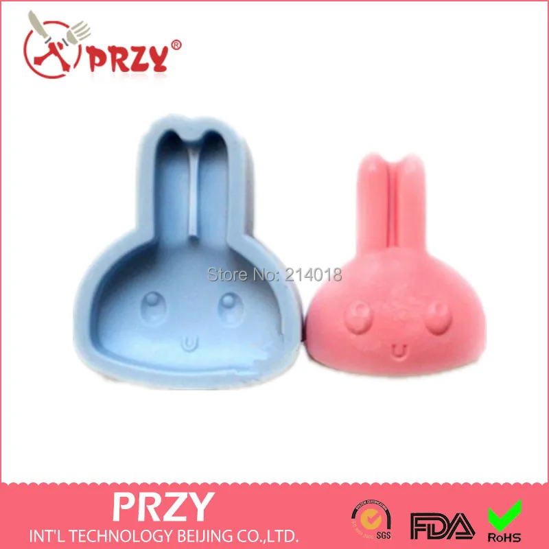 

DIY Easter Bunny modelling silicon soap mold fondant Cake decoration mold Handmade soap mold aroma stone moulds