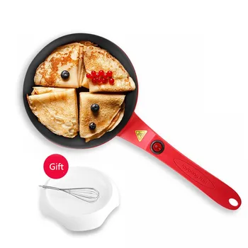 

220V Multifunctional Electric Household Crepe Maker Non-stick Electric Pancake Crepe Machine Breakfast Maker EU/AU/UK/US Plug