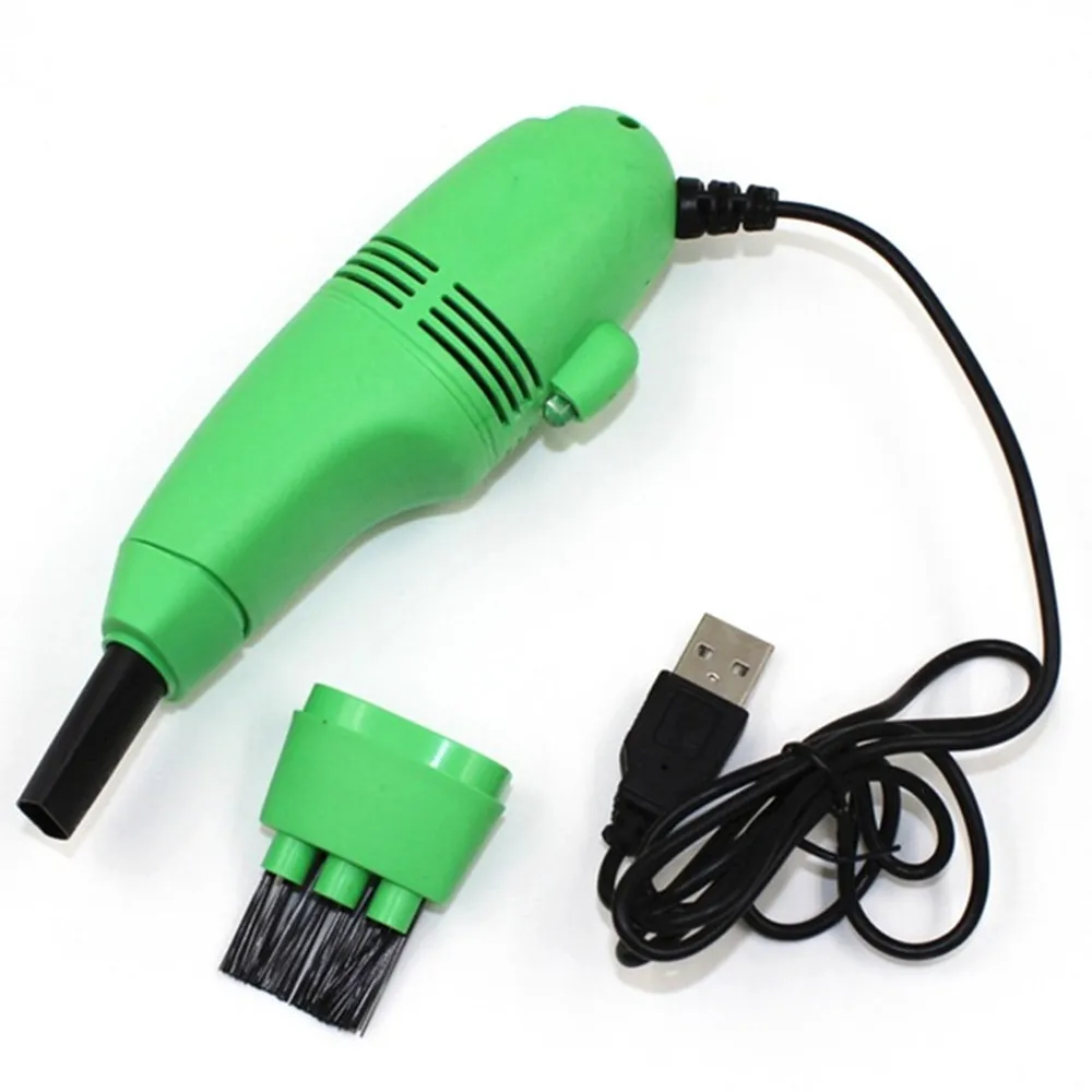Computer Vacuum Mini USB Keyboard Cleaner Desktop Laptop Brush Dust