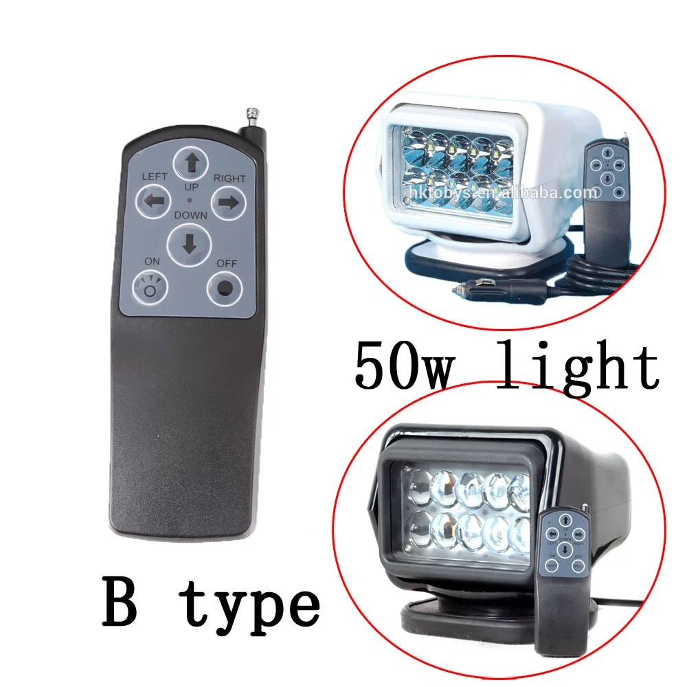 1pc Control for 12V 7inch LED Auto Hunting Search Spot Light Remote Control Worklight Lamp Led Remote Control Search Light