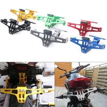 Держатель номерного знака мотоцикла кронштейн Fender Eliminator для Yamaha Ducati Suzuki алюминий CNC универсальное 3 проводное соединение