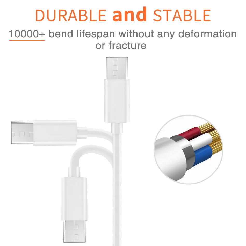 Кабель Micro USB для Xiaomi Redmi Note 5 0.25m 1m 2m 2.4A Быстрая зарядка кабель передачи данных Galaxy s6