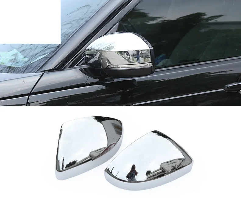 Chrome ABS fit for Land Rover Discovery 5 L462 2017 2018 Side Rear View