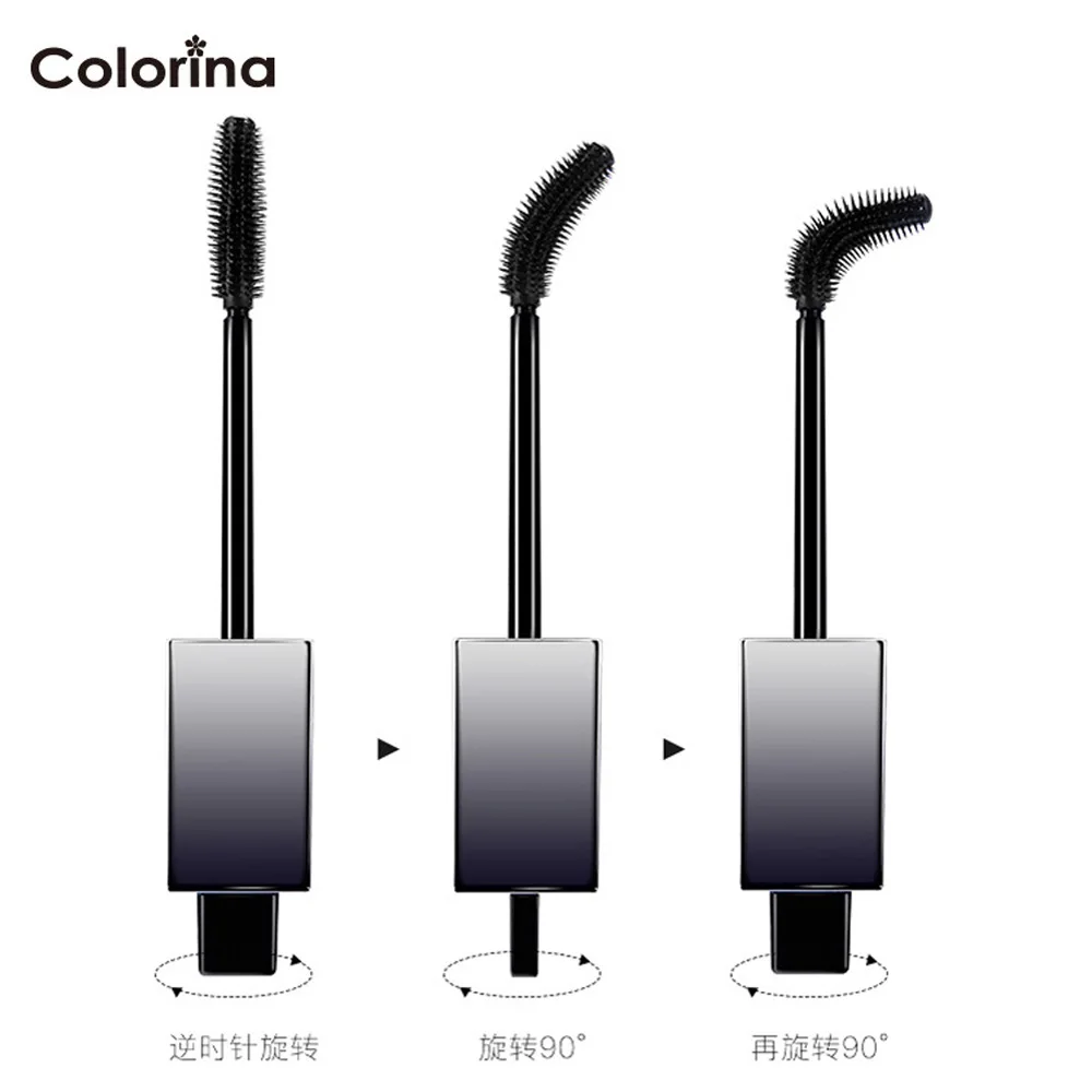 Wide Angle Mascara COLORINA 4D широкоугольный тушь для ресниц водостойкий Rimel 3d тушь для ресниц для наращивания ресниц Черный утолщающие удлинение Eye косметика для ресниц - Цвет: Wide Angle Mascara