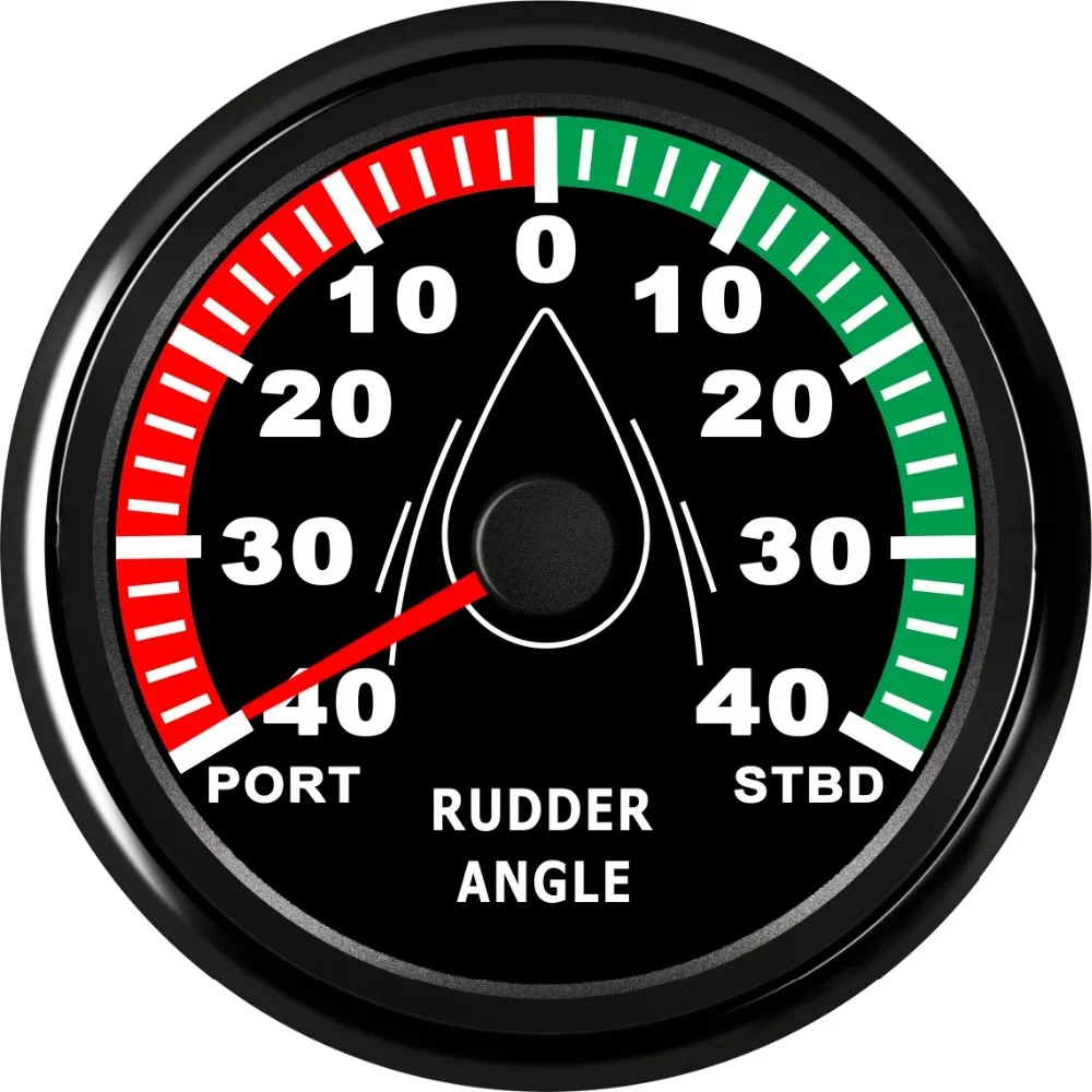 Buy 85mm Marine Rudder Angle Indicator Gauge Meter 0