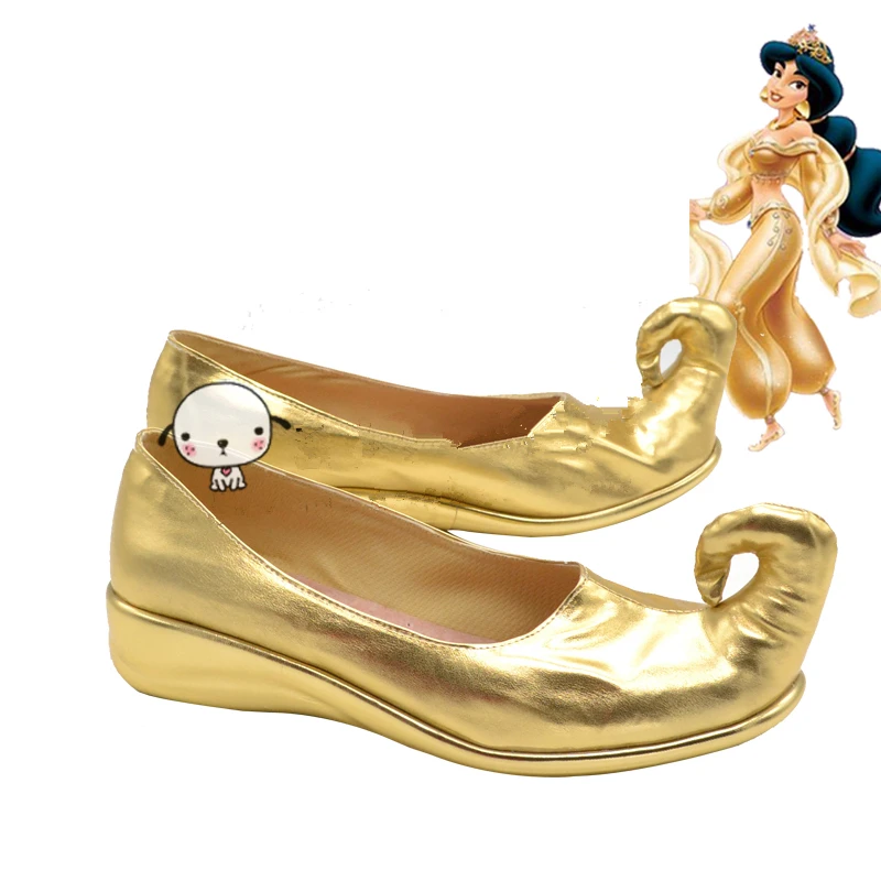Princess Jasmine Cosplay Shoes Boots