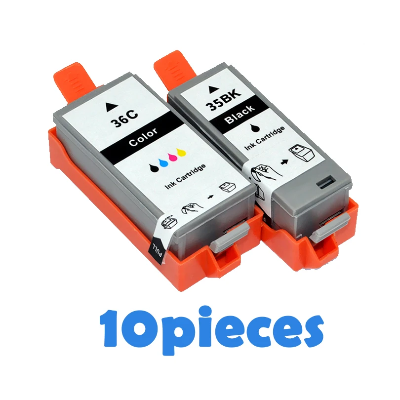 10 шт. совместимые картриджи для принтеров Canon Pixma IP100B IP100 mini 260 320|ink cartridge|compatible ink