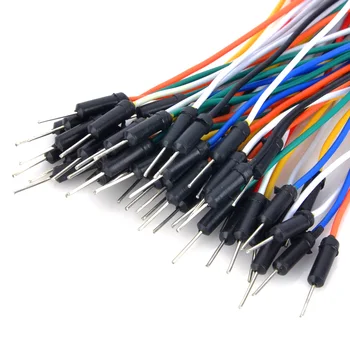 

Besegad 65Pcs 4 Different Sizes Protoboard Solderless Breadboard Module Jumper Cable Bread Board Wires Plate Line Accessories