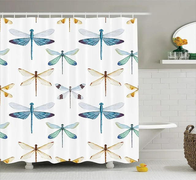dragonfly shower curtain collection