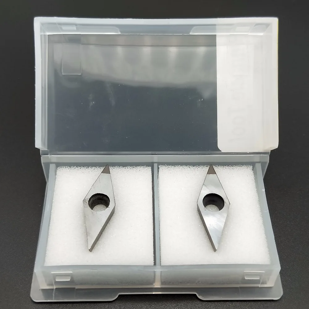 

2pcs VCGT160404 08 CBN Diamond For Lathe Tools Inserts blade High cost performance