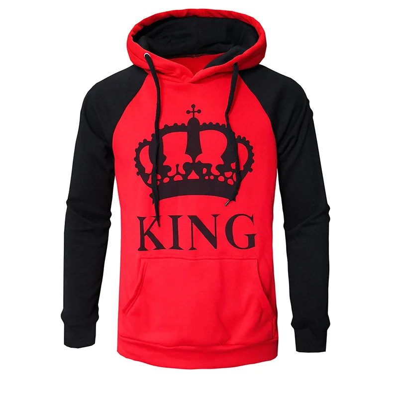 

lovers couple clothes 2018 women hoodie streetwear unisex hoodies womens clothing autumn winter king queen sweatshirt gothic
