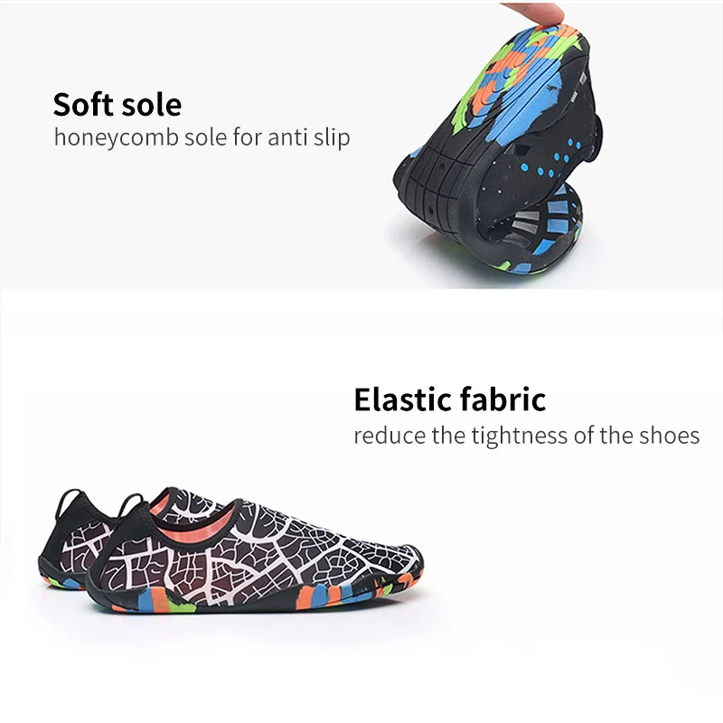 Унисекс Aqua Shoes летняя водонепроницаемая обувь мужские дышащие пляжные слиперы