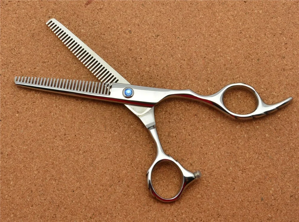 

6.0'' 198# Professional Hairdressing Scissors 440C 62HRC Home & Salon Scissors Double Teeth Thinning Shears Human Hair Scissors