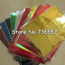 50 шт. 20x29 см A4 горячего тиснения Фольга бумажный ламинатор для ламинирования Transfere лазерный принтер Бизнес карты цвета: золотистый, серебристый зеленый красные, синие
