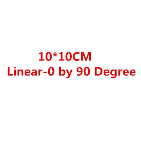 10*10CM/12*12CM Make Linear Projectors Polarizer Filters For Imax Movies,0/90&45/135 Degree 3D Polarized Filters for Projectors 