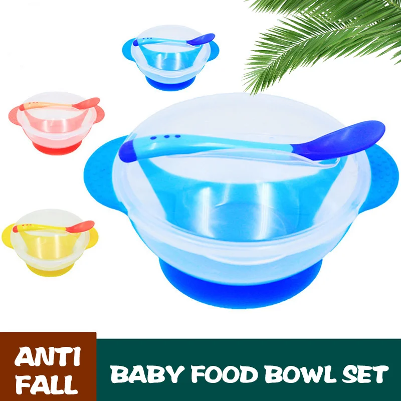 Детская посуда помощь миски для корма фруктовые тренировочные блюда и чашка практичный 3 шт удобный PP рис