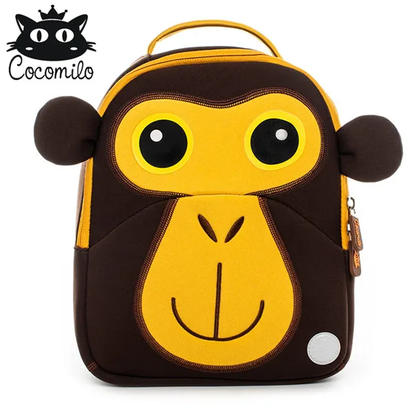 Cocomilo, 3D Мультяшные рюкзаки для мальчиков и девочек, детская школьная сумка, водонепроницаемый рюкзак для детского сада, Детская маленькая сумка, mochila escolar - Цвет: XDKZ007