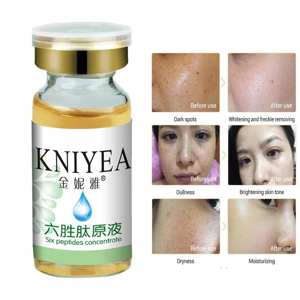 

10ml Argireline Six Peptide Face Liquid Anti Wrinkle Collagen Repair Face Cream Liquid Essence snail secretion filtrate carbomer