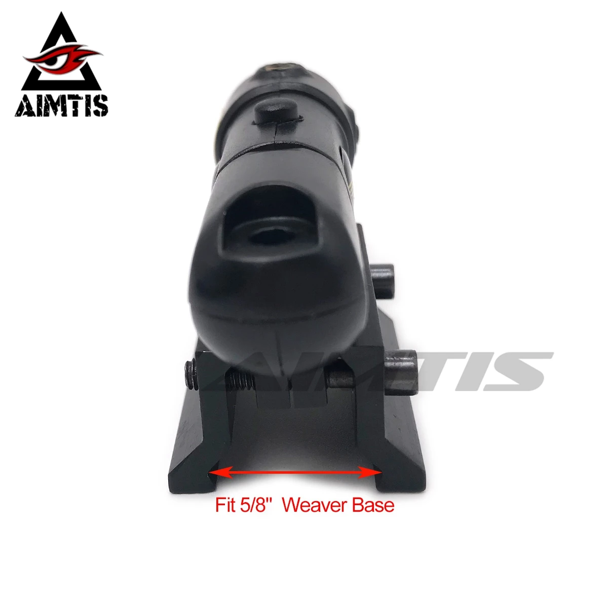 AMTIS Bright 650nm Red Dot Laser w/3/" крепление для 22 винтовок 5/8" Wearver Base мгновенное давление Pad