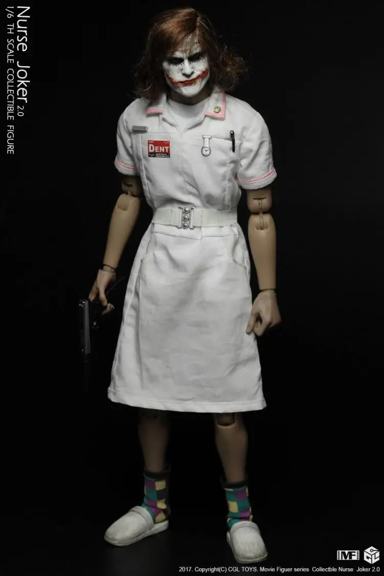 Полный набор экшн-фигурок MF11 1/6 масштаб Джокер медсестры уродство 2,0 медсестры Джокер 2,0 для коллекции с 2 головами и телом головы оружие