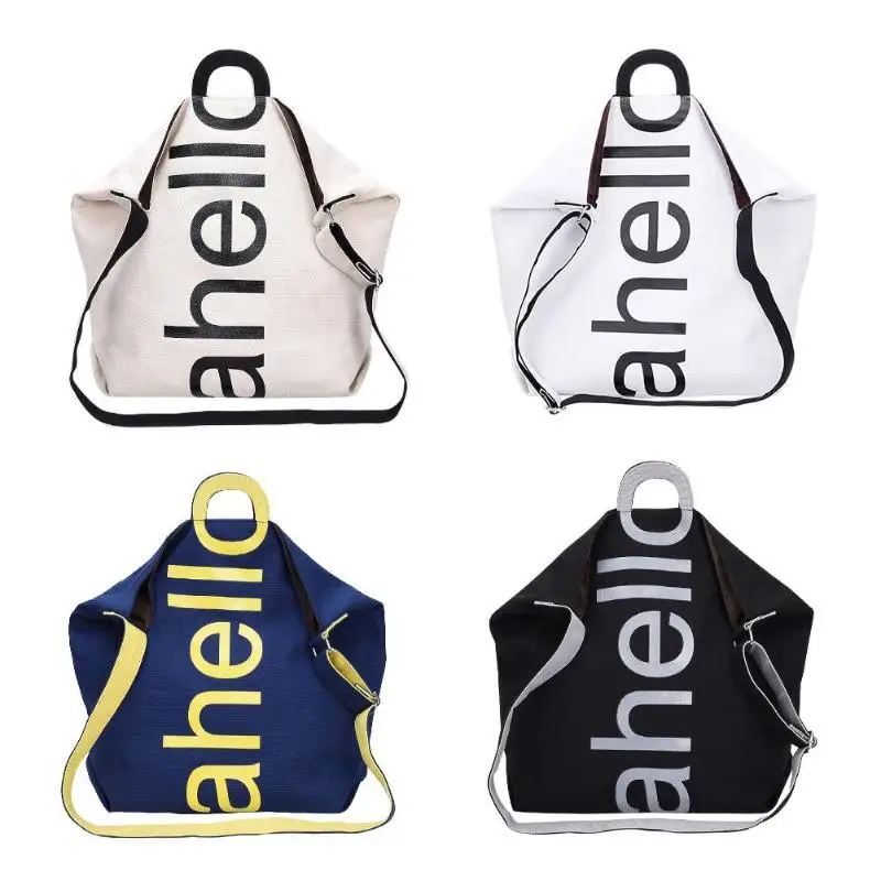 

Letter Print Shoulder Handbags Large Totes Women Canvas Crossbody Bags