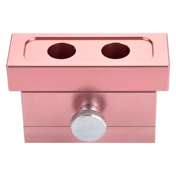 

1 Set Durable Aluminum Alloy Rose Gold Diy Lipstick Mold with 2Holes Dual Uses Lip Rouge Balm Lipbalm Fill Mould Maker Tools