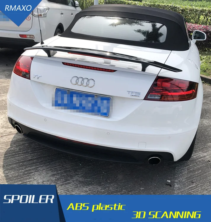 Для Audi TT спойлер 2011- Audi TT A5 A7 спойлер TF ABS Материал заднего крыла первоклассника Цвет задний спойлер