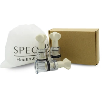 

3PCS Vacuum Massage CupTherapy For Muscle Soreness Pain Relief Injury Recovery Anti-aging Sensitive Pump