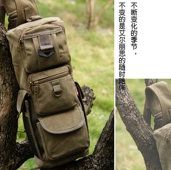 

2019 FREE SHIPPING Aerlis men leisure shoulder bag canvas vintage man bag multifunctional handbag high qualiy