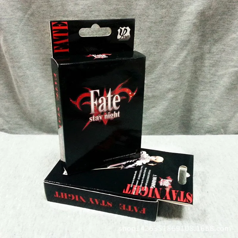 54 листа/набор аниме Fate/stay Night Poker Cards Косплей настольная игра карты Открытка