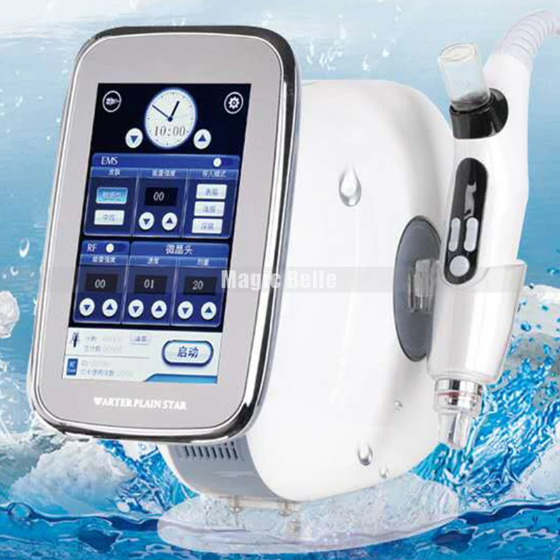 

2019 New 3 in 1 RF EMS Chip Beauty Machine Needle Free Injection Gun Anti Wrinkle Moisturizing Device free shipping