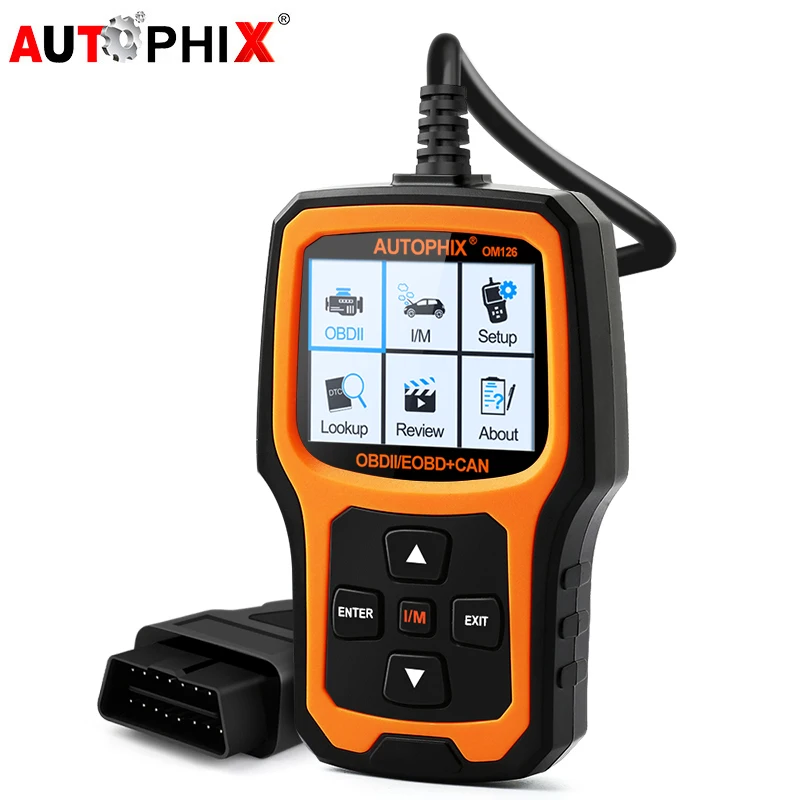 

Autophix OM126 Universal Car OBDII OBD2 Scanner Engine Error Code Reader Scan Tool for Diesel Gasoline Automotive OBDII Scanner