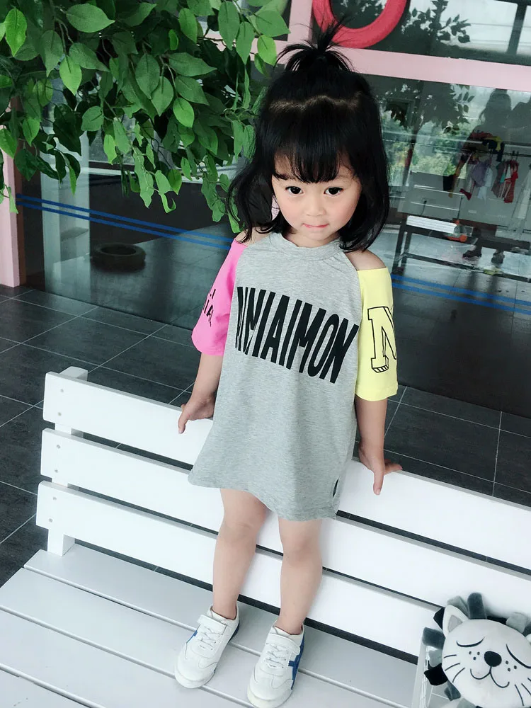 

2018 New Summer Item Girl Leisure Dress Two Colors
