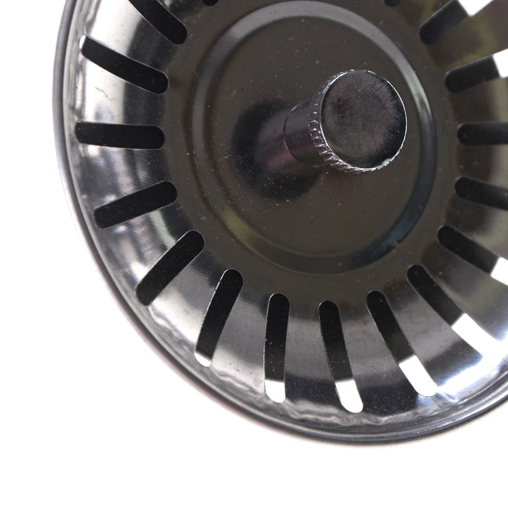 1PCS Kitchen Sieve Fry French Chef Basket Sink Sewer Accessories Tools Mesh Basket Rinse Strainer Stainless Steel Sink Filter