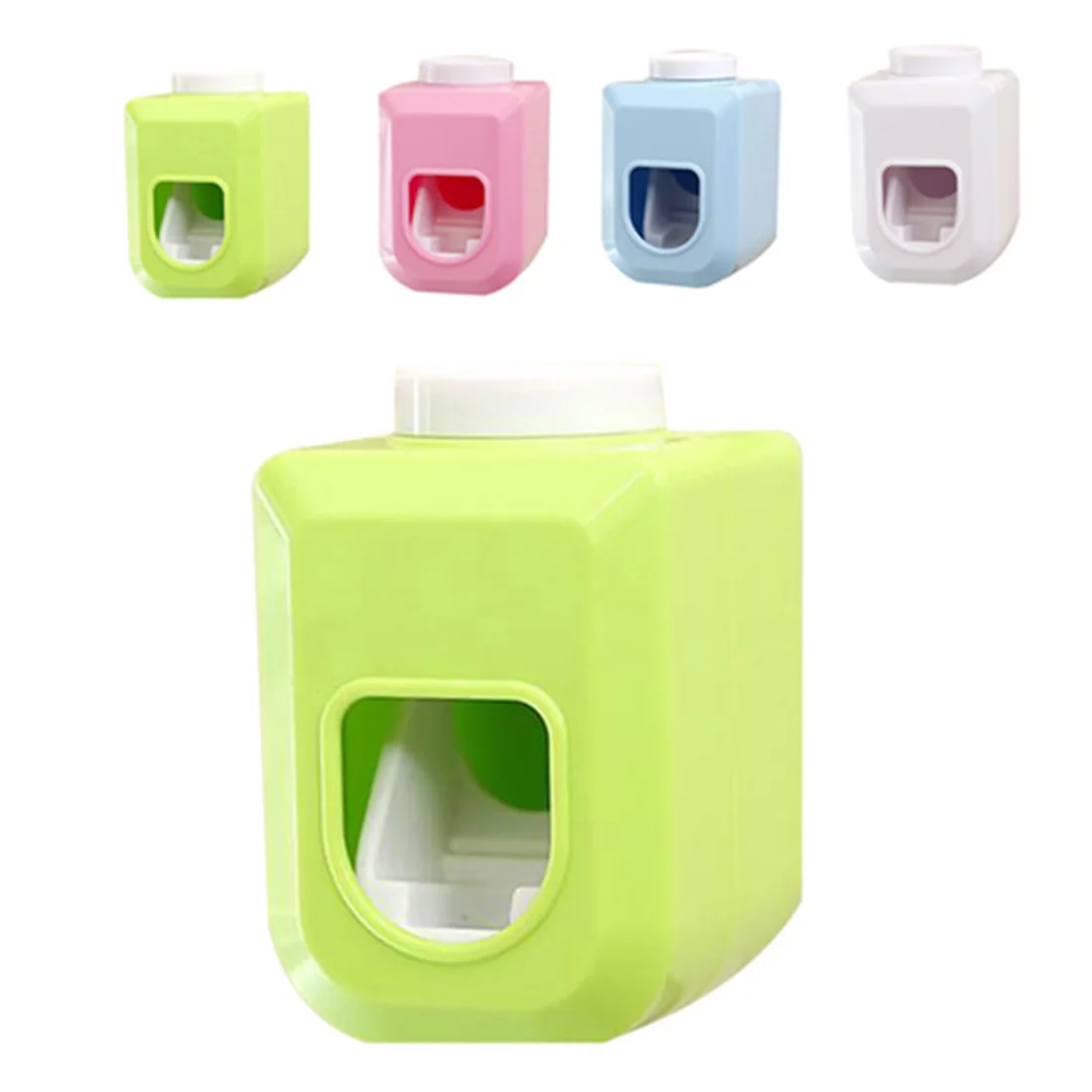4 Colors Automatic Squeezer Toothpaste Dispenser Squeeze Out Wall Mount holder home Bathroom Accessories