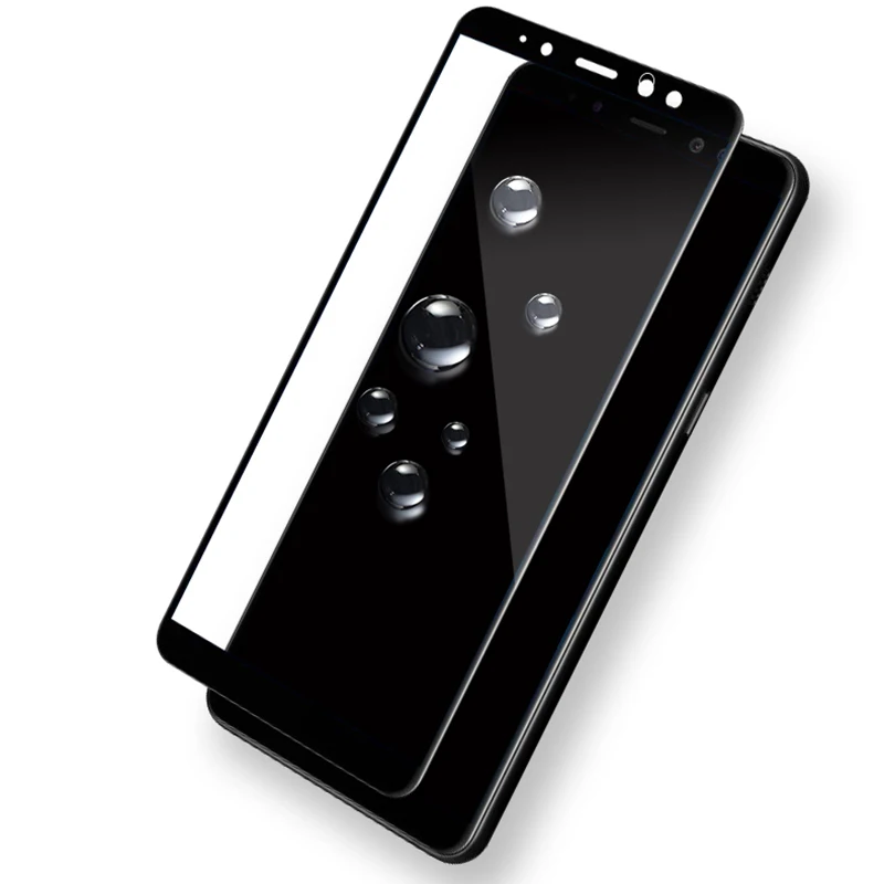 GerTong 9H полное закаленное стекло для Samsung Galaxy A8 Plus 2018 A530 A730 чехол пленка защита