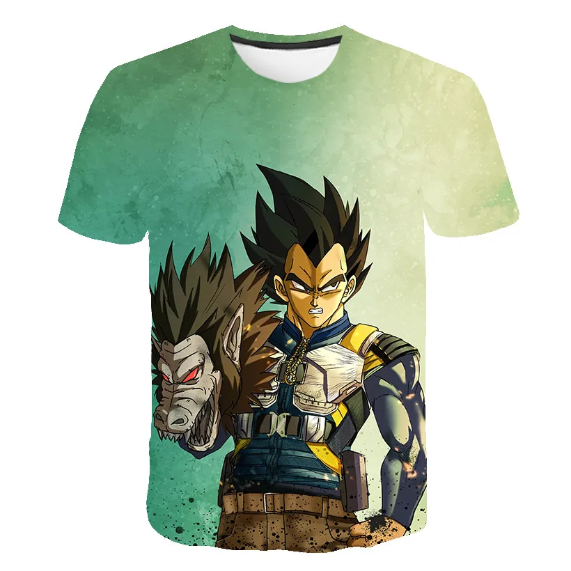 

Dragon Ball Z Men's Summer T-shirts 3D Printing Super Saiyan Son Goku Black Zamasu Vegeta Jiren Dragonball T Shirt Tops Tees