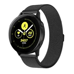 22/20 мм группа для samsung active galaxy watch 46 мм 42 мм передач S3 frontier/классические S2 huami amazfit bip Миланский сетчатый ремешок ремень