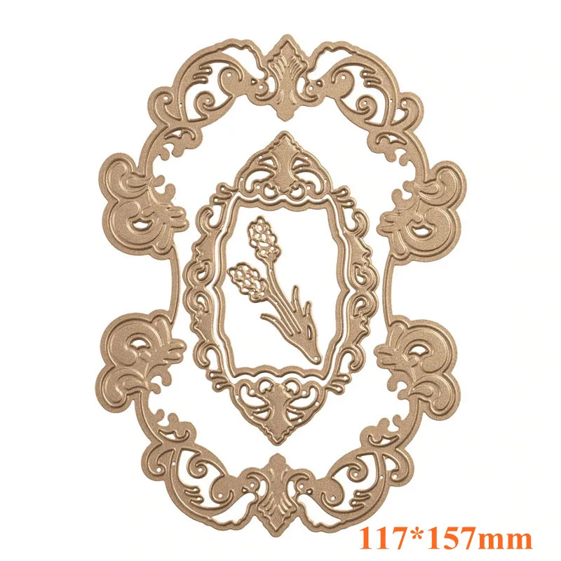 

Lavender Label Etched Metal Cutting Dies Stencils for DIY Scrapbooking Photo Album Decorative Embossing Paper Crafts Die Cut