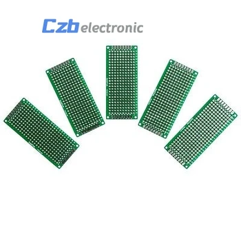 

10PCS/LOT 3x7 CM Double Side Copper Prototype PCB Universal Board Experimental Development Plate For arduino