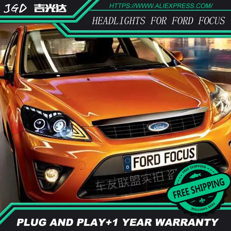 High Quality Hid Led Headlights Headlamps Hernia Lamp Hid Led Headlights Headlamps Hernia Lamp Accessory Products Case For Ford Focus 2009 2017 Car Styling