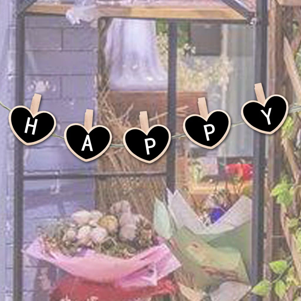  10Pcs Mini Blackboard Words Message Bonsai Note Clip Decor Wooden Chalkboard Weddings Valentines Days Venue Decor