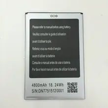 In Stock original 4800mAh M8 battery for JIAKE M8 Android 4.4 MTK6572 Dual Core 6.0 Inch dual cards mobile phone