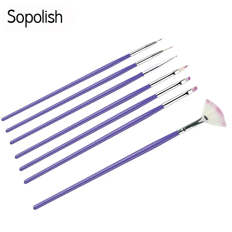 ROSALIND-Nail-Art-Brushes-For-Gel-Polish-7PCS-Set-UV-Dotting-Painting-Drawing-Pen-Nail-Tip (2)